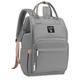 Pomelo Best Baby Changing Backpack, Changing Bag, Backpack with Changing Mat, Large Capacity for On the Go (Grey)