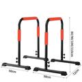 dip bar Immersion Double Bar Exercise Fitness Equipment Single and Double Bars Heavy Duty Adjustable Height Strength Training Squat Stand, Home Gym Fitness Squat Bar Stand, Tricep Dips Pull-Ups, Push-