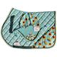 Zainee Sports Sunflower All Purpose English Saddle Pad Horse Riding Pad Fly Bonnet Equestrian Matching Ear Bonnet (Mint Green, COB)