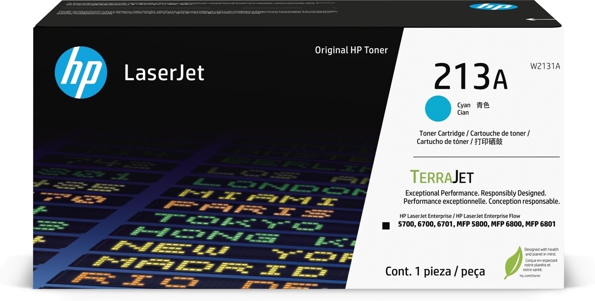 HP 213A Cyan Original LaserJet-Tonerkartusche Image
