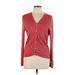 Brooks Brothers Silk Cardigan Sweater: Red Sweaters & Sweatshirts - Women's Size Large