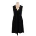 Laundry by Shelli Segal Casual Dress - Shift: Black Solid Dresses - Women's Size X-Small