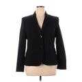 Nine West Blazer Jacket: Black Jackets & Outerwear - Women's Size 14