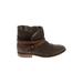 Miz Mooz Ankle Boots: Brown Shoes - Women's Size 9