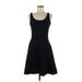 Ralph Lauren Black Label Casual Dress - Fit & Flare: Black Dresses - Women's Size Medium