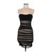 Forever 21 Cocktail Dress - Mini: Black Dresses - Women's Size Medium