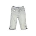 Genuine Kids from Oshkosh Jeans - Adjustable: Silver Bottoms - Size 4Toddler