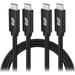 RVP+ 3' USB-C 3.2 Gen 2x2 Cable (2-Pack) RVP-C102-BK-3FT-2