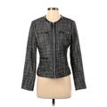 MICHAEL Michael Kors Jacket: Gray Tweed Jackets & Outerwear - Women's Size 4