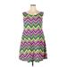 Lolly Wolly Doodle Casual Dress: Green Dresses - Women's Size 2X-Large
