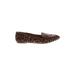 Mia Flats: Brown Animal Print Shoes - Women's Size 10