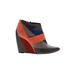 Pierre Hardy Wedges: Brown Color Block Shoes - Women's Size 40