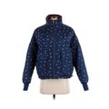 American Eagle Outfitters Coat: Blue Tortoise Jackets & Outerwear - Women's Size X-Small