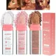 1PC Makeup Fairy High Gloss Pat Powder Three Dimensional Brightening Set Powder Blusher High Gloss