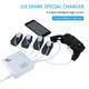NEW fast charging 6 output Charger with 2 USB Ports and 4 adapters Charge charger for DJI Spark