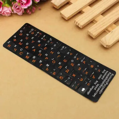 Russian Letters Standard Keyboard Layout Stickers Frosted PVC For Notebook Computer Desktop Keyboard