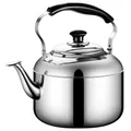 7L Whistling Tea Kettle Teapot Stainless Steel Whistling Tea Pot Metal Stovetop Teapot for Stovetop