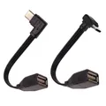 USB Adapter Type-C OTG Adapter Cable 5CM-50CM USB 3.1 Type C Plug To USB 2.0 ONE Female OTG Data