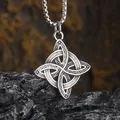 Irish Knot Witchcraft Witch Knot Necklace Men Women Nordic Celtic Knot Pendant Amulet Slavic