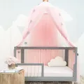 Mosquito Net Door Bed Canopy Round Dome Pink Gray Princess Bed Play Tent Room Decoration For Baby