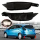 2x Rear Smoked Black Bumper Reflector Fog Lamp Tail Light Right Left For Ford Fiesta Mk7 2008 2009