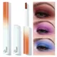 Pudaier Matte Eyeshadow Liquid Colorful Monochrome Quick-drying Korean Fashion Rose Red Eyes Makeup