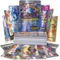 100PC Pokemon Card No Duplication Ultra Rare TCG Style Card Holo EX Full Art : 20 GX + 20 Mega + 59