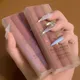 Mousse Matte Velvet Lipstick Set Cigarette Tube Korean Makeup Lasting Waterproof Lipstick Sexy Matte