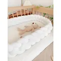 1M 2M 3M Baby Bumper Bed Braid Knot Pillow Cushion Bumper for Infant Bebe Crib Protector Cot Bumper