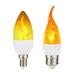 E27 LED candle lamp E14 Flame Bulb 110V LED Flame Effect Fire Light Bulbs 220V 240V Flickering