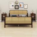 Latitude Run® Full Size Rattan Platform Bed w/ Nightstands in Brown | Wayfair 3D2A7371A4874AFD8CE13469201F8EB5