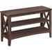 17 Stories Entryway Storage Bench, 2-Tier Shoe Rack, 11.8 X 31.5 X 18.9 Inches, Holds Up To 300 Lb, Farmhouse Style, For Living Room, Bedroom | Wayfair