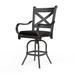 Sunset West Monterey Patio Bar Stool w/ Cushion | 46 H x 24 W x 25 D in | Wayfair SW3001-7C-SAND-STKIT