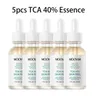 5pcs Set per la cura della pelle del viso 24K Gold Serum Chemical Peel TCA 40% 45% 50% siero per la