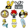 Disney The Simpsons smalto Pin Cartoon Figure Bart Simpson Homer Jay Simpson spilla distintivo in
