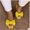 Schuhe für Frauen Mode Sommer Plus Größe Einfarbig Bogen Flache Sandalen Outdoor Strand Hausschuhe Frauen Schuhe 36-43 frauen Sandalen