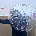 Sanurgente-Parapluie Cinnamoroll Hello Kitty Kuromi Long Manche Portable Pliage existent