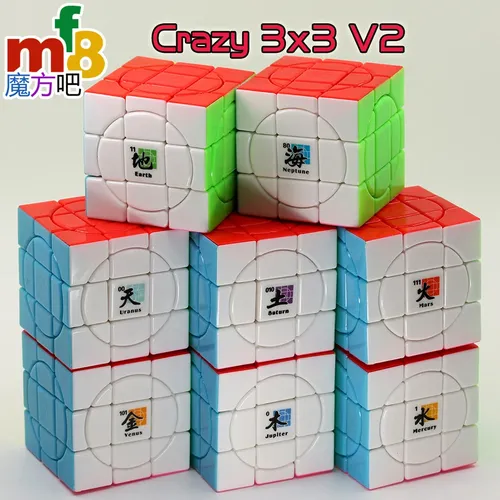 Dayan mf8 cubo magico neues verrücktes 3x3x3 v2 würfel 3x3 puzzle spielzeug venus 8 major stars