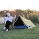 All tel Single 1 Person Zelt ultraleichte Outdoor-Camping tragbare UV wasserdichte Rucksack wandern