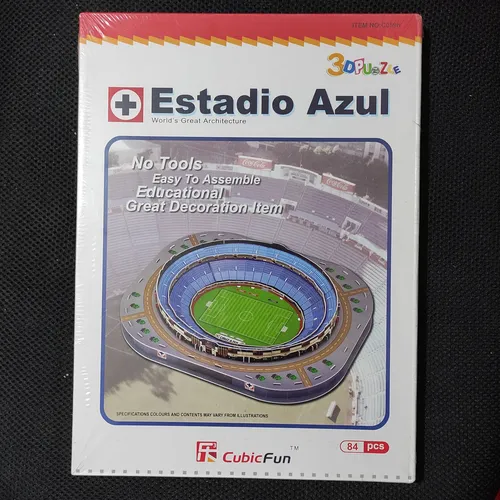 Estadio azul stadion sport fußball fußball 3d papier puzzle gebäude modell spielzeug mexiko berühmte