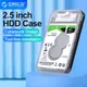 ORICO-Boîtier de stockage externe HDD SATA 5Gbps 2.5 pouces type-c design Cyberpunk transparent