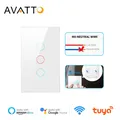 AVATTO – interrupteur tactile Wifi intelligent sans fil neutre commande à distance avec
