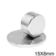 Lot de 2/5/10/20/30 petits aimants 15x8mm disque magnétique circulaire N35 en néodyme 15x8mm