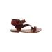 Mossimo Supply Co. Sandals: Burgundy Shoes - Women's Size 10