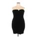 Torrid Cocktail Dress - Mini Strapless Sleeveless: Black Dresses - Women's Size 2X Plus