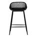 PIAZZA OUTDOOR COUNTER STOOL BLACK-M2 - Moe's Home Collection QX-1009-02