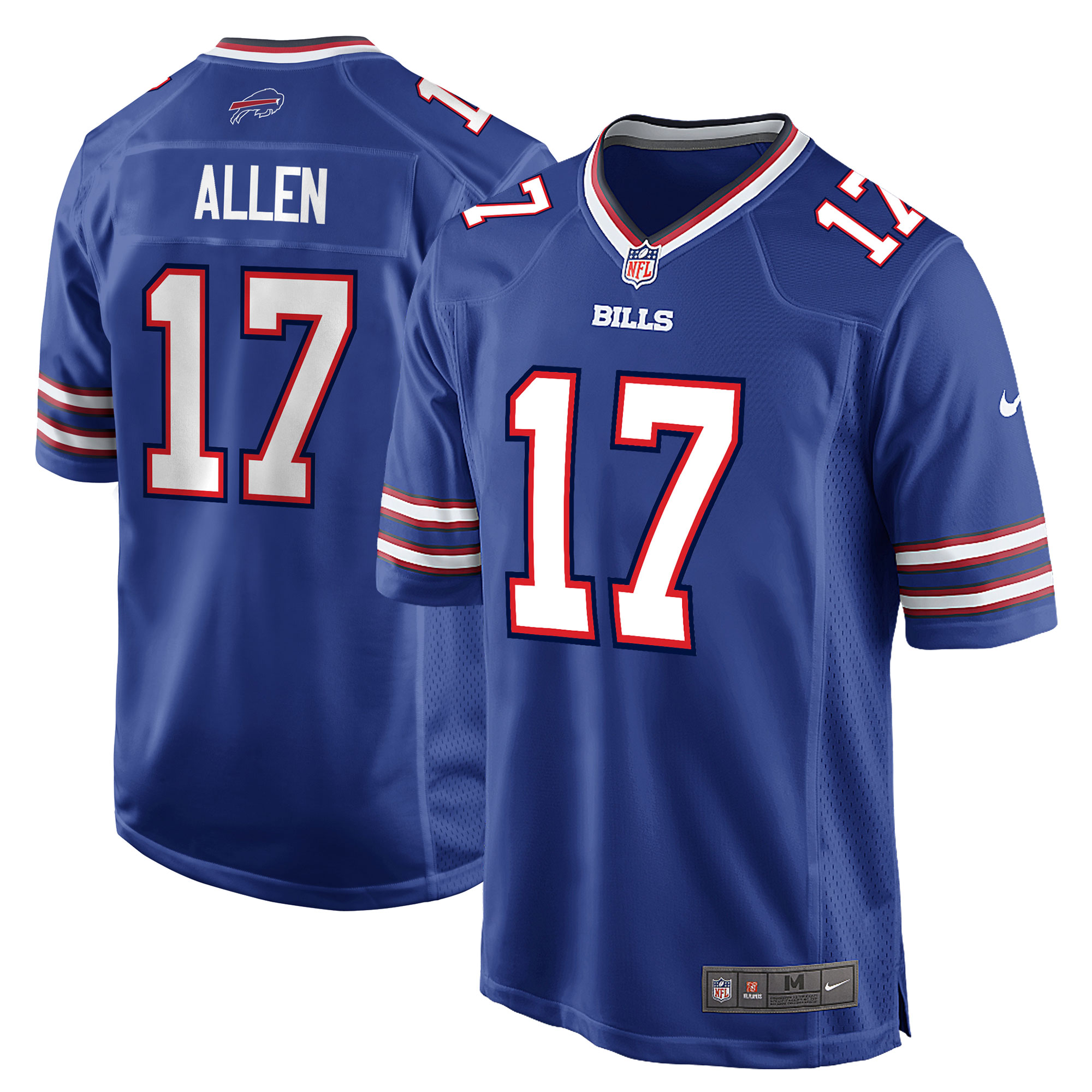 Buffalo Bills Nike Game Heimtrikot - königsBlau - Josh Allen - Herren Image