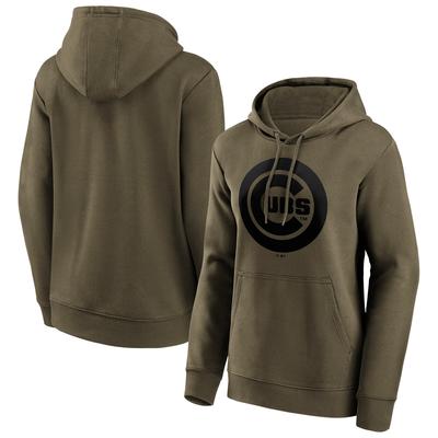 Chicago Cubs Iconic Preferred Logo-Grafik-Hoodie – Damen Image