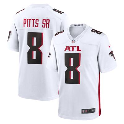 Atlanta Falcons Nike Game Auswärtstrikot - Weiß - Kyle Pitts Sr. - Herren Image