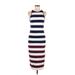 Ted Baker London Casual Dress - Bodycon: Burgundy Color Block Dresses - Women's Size 6